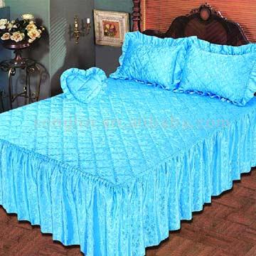 Jacquard Satin Bedspread Sets